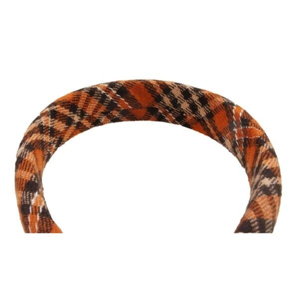 2 Pack of Women Fall Scottish Tartan Headbands Headwraps Hair Band with Bow - Picture 4 of 6